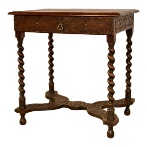 18th Century French Walnut Side Table