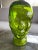 Head in Molded Glass, 1980s, in Very Good conditions. Designed 1980 to 1989