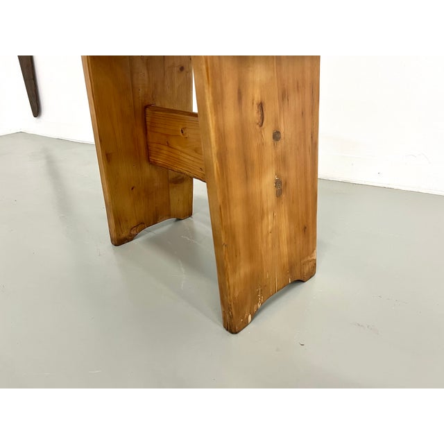 Charlotte Perriand Pine Stool by Charlotte Perriand, 1970s For Sale - Image 4 of 16