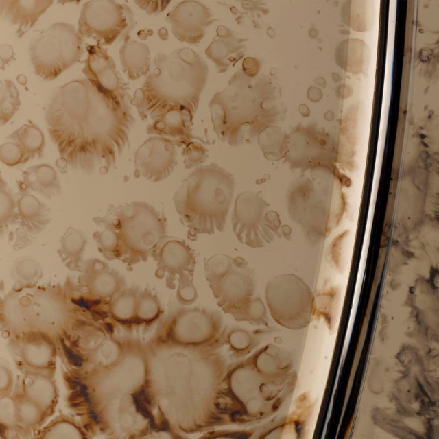 Contemporary Jamie Young Chambord Antiqued Glass Round Wall Mirror, Large For Sale - Image 3 of 5