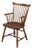Stickley Cherry Windsor Style Spindle Back Armchair For Sale