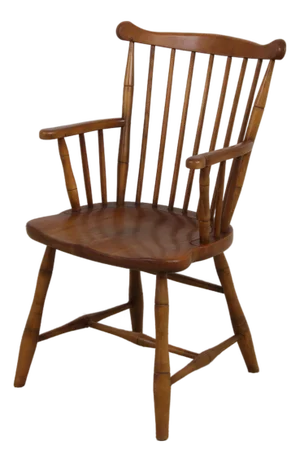 Stickley Cherry Windsor Style Spindle Back Armchair