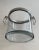 Mid-Century Modern Circa 1970 French Silver Plated and Glass Champagne Bucket For Sale - Image 3 of 13