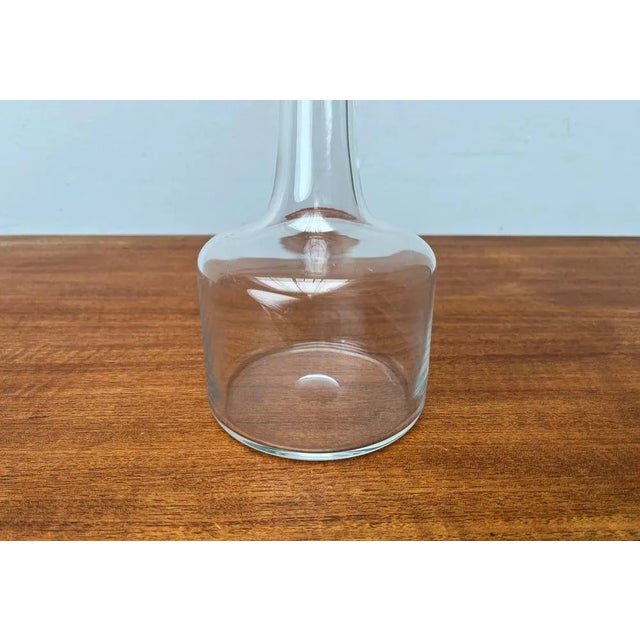 Vintage Scandinavian Glass Carafe Bottle, 1970s For Sale - Image 11 of 12