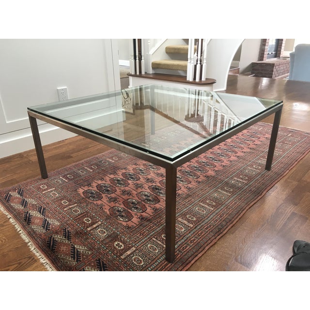 Room & Board Portica Modern Glass Coffee Table Chairish