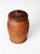 French Country Vintage Hand Carved Floral Wood Jar For Sale - Image 3 of 9