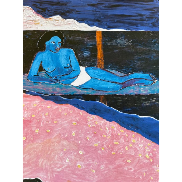 Gideon Appah, the Woman Bathing, 2021, Copyright Gideon Appah , Courtnesy De I'artise Et Venus Over Manhattan, Printed in France For Sale - Image 10 of 11