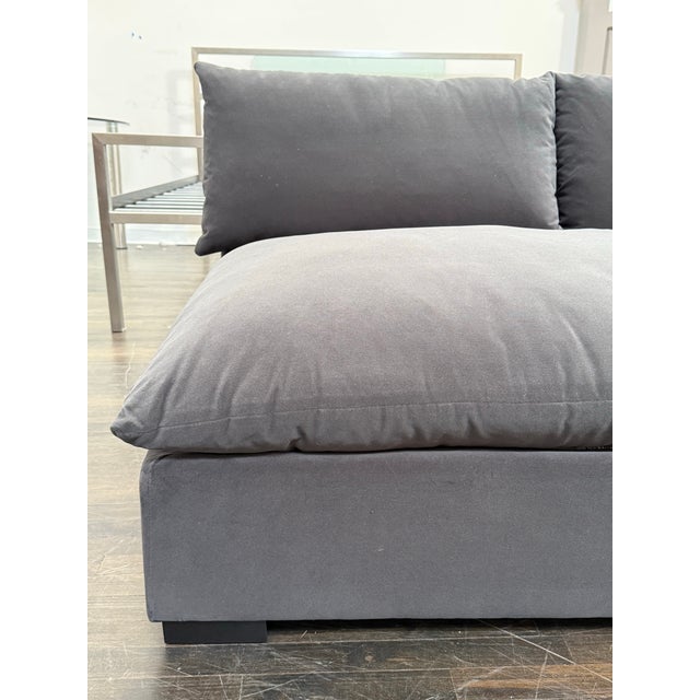 Textile Four Hands Grant Armless Sofa For Sale - Image 7 of 12