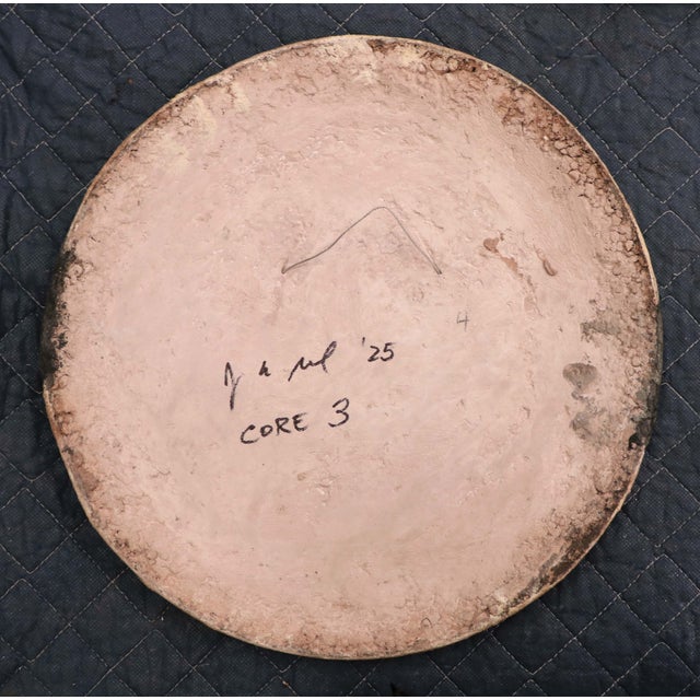 Contemporary 2025, Core 3, Contemporary Minimalist, Concrete and Copper Sculpture, Artist Joe Segal For Sale - Image 3 of 3