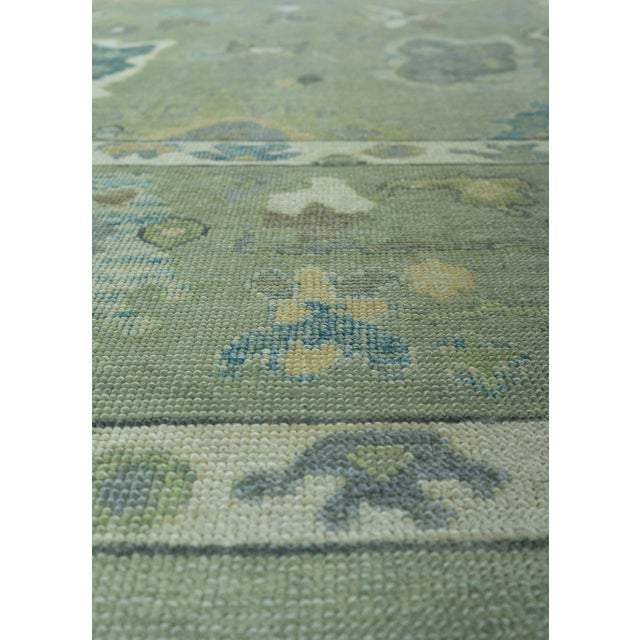 Turkish Oushak Rug 8'6" x 12'4" #19183 For Sale - Image 4 of 8