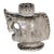 Mid Century Pottery Candleholder For Sale
