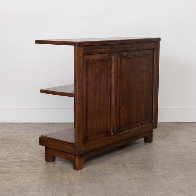 Wood French Carved Wood Side Table in the Style of Charles Dudouyt For Sale - Image 7 of 12