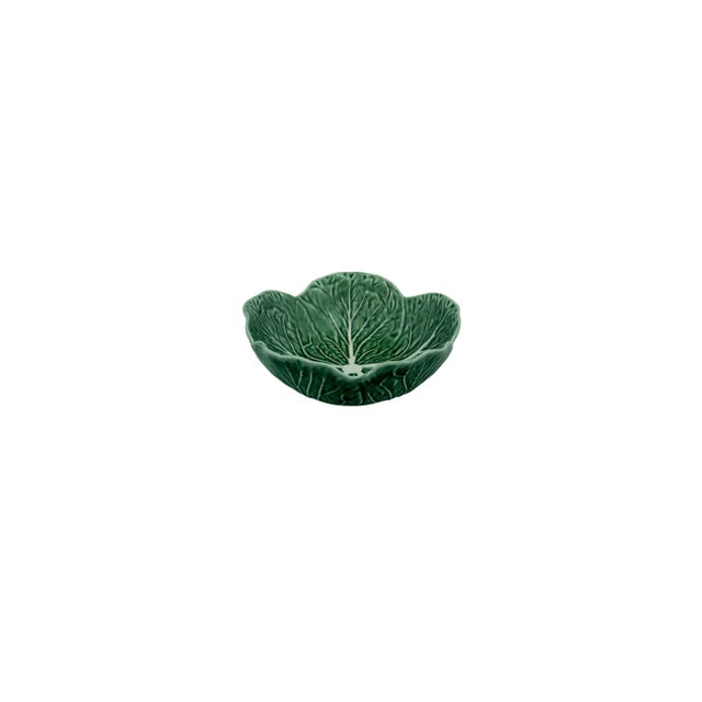Bordallo Pinheiro Cabbage 16-Piece Dinnerware Set with Mug in Green, Service for Four For Sale - Image 4 of 13