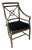 Vintage McGuire Target Rattan Armchair For Sale