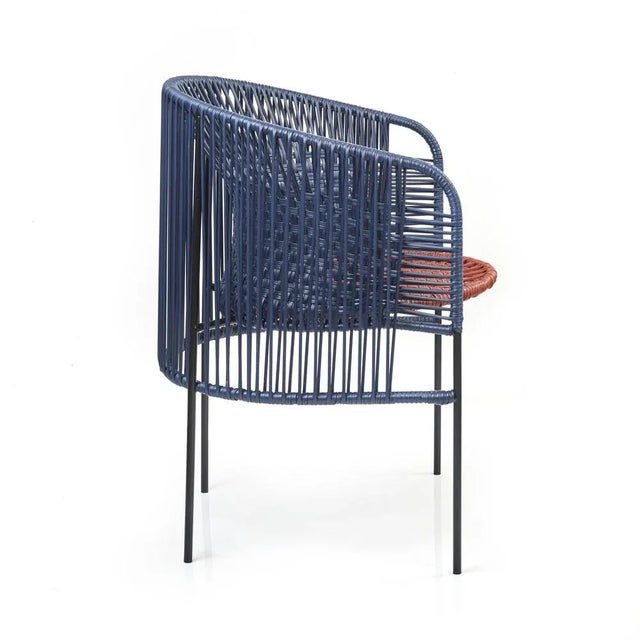 Not Yet Made - Made To Order Blue Caribe Chic Dining Chairs by Sebastian Herkner, Set of 4 For Sale - Image 5 of 10