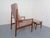 Wood Set of Teak High-Back Chair and Ottoman by Grete Jalk for France & Son, Denmark, 1960s For Sale - Image 7 of 18