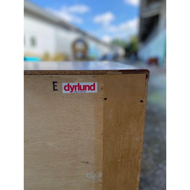 Danish Modern Teak Tambour Credenza | by Dyrlund For Sale - Image 12 of 13