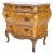 Italian Parquet Burl Wood Bombe Style Compact Entry Chest of Drawers Dresser For Sale - Image 13 of 13