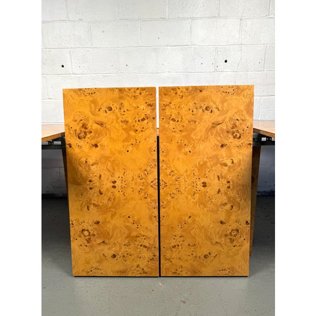 Mid-Century Burl Wood Dining Table by Arthur Umanoff for Dillingham For Sale - Image 9 of 12