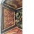 Brown Late-18th C. Italian Polychrome Ceiling Panel With Verdigris Rosette For Sale - Image 8 of 18