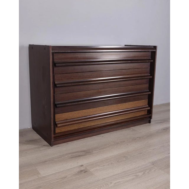 Vintage Italian Wooden Chest of Drawers, 1960s For Sale - Image 9 of 9