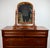 19th Century Antique Mahogany Barley Twist Tabletop Gentlemen’s Shaving / Vanity Mirror For Sale - Image 12 of 12