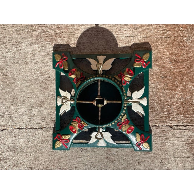 Traditional Cast Iron Christmas Tree Stand For Sale - Image 3 of 9