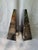 1980s Heavy Medical Caduceus Brown Gray Italian Marble Bookends a Pair For Sale - Image 9 of 15