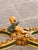 1960s Vintage Romeo & Juliet Painted Cherub Table Green For Sale - Image 5 of 10