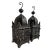 Small Kasbah Vintage Moroccan Iron Lantern For Sale - Image 4 of 4