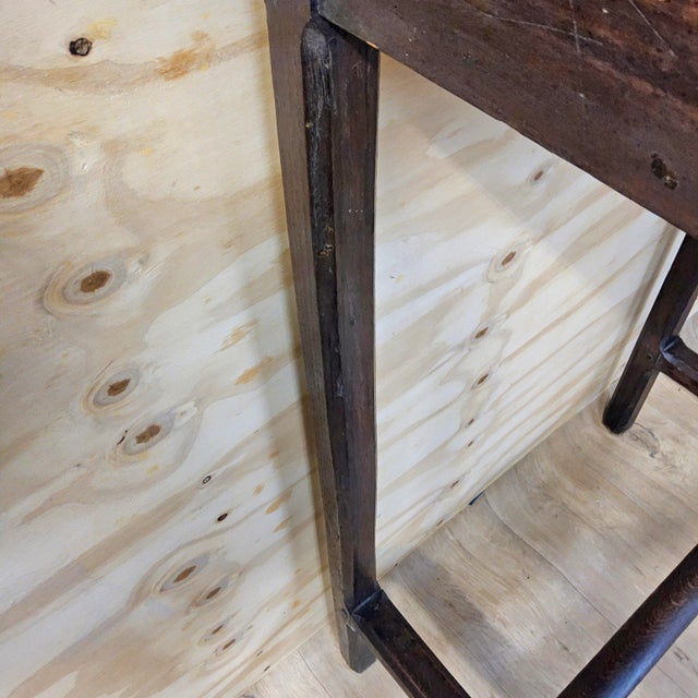 Antique High Wooden Desk, 1800s For Sale - Image 12 of 18