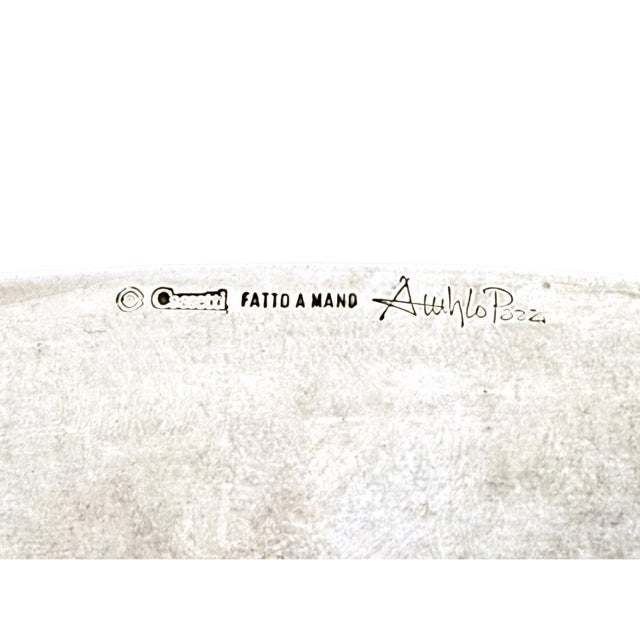 Italian Handmade Modernist Silverplate Centerpiece Bowl by Cassetti For Sale - Image 4 of 4