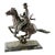 Mid 20th Century After Frederic Remington “Trooper of the Plains” Bronze Equestrian Sculpture on Marble Base For Sale