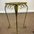 Mid 20th Century Vintage Chinoiserie Bamboo Motif Metal and Cast Iron Plant Stand For Sale - Image 5 of 13