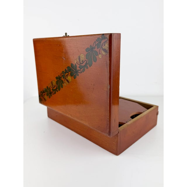Antique Art Nouveau French Watercolor Paint Set Box from Bourgeois Aîné, 1890s For Sale - Image 16 of 18