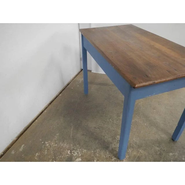 Spruce and Chestnut Table, 1950s For Sale - Image 3 of 8
