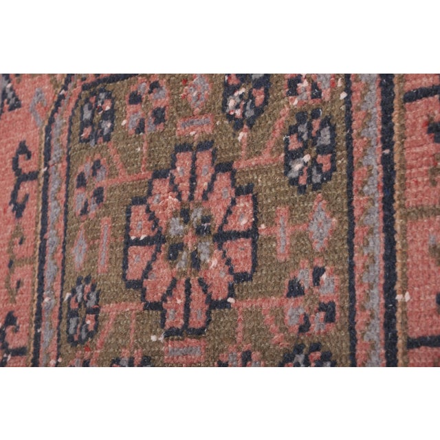 Textile 1960s Turkish Hand Knotted Vintage Long Runner Rug - Stair Carpet 2'6'' X 21'9'' For Sale - Image 7 of 10