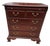 1990s Thomasville Collectors Cherry Bachelors Chest Nightstand Chippendale Tray A For Sale