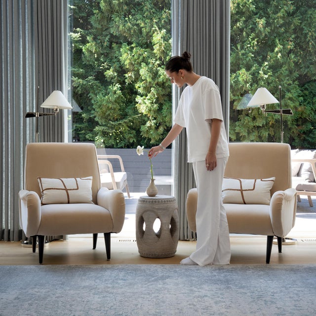 Chinese Interlocking Limestone Drum For Sale In Chicago - Image 6 of 6