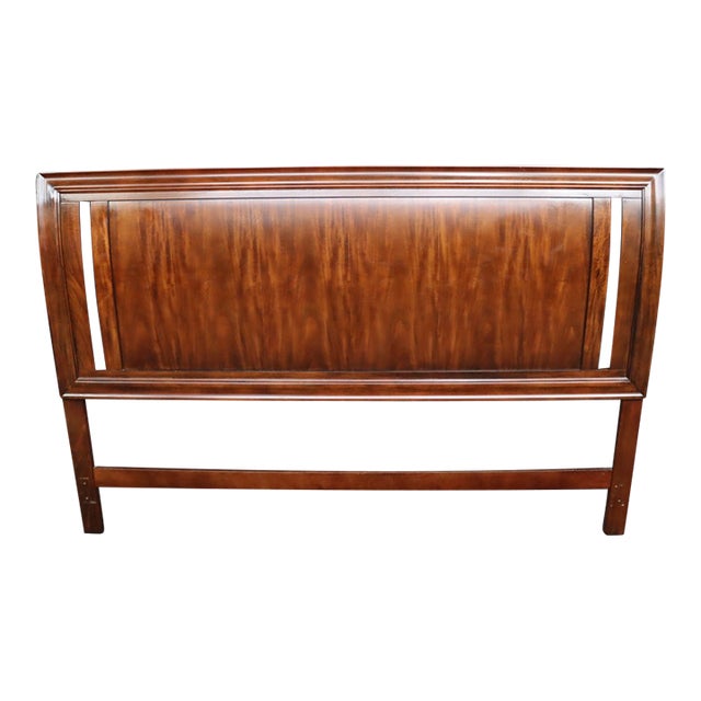 Contemporary Mahogany King Headboard For Sale