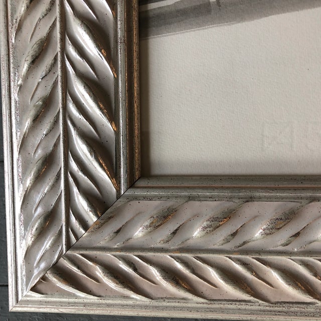 Vintage Original Abstract “Camera” Watercolor Painting Frame Sogned For Sale - Image 4 of 6