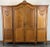 Vintage French Louis XVI Style Carved Oak 4-Door Armoire For Sale - Image 9 of 9