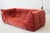 Vintage Two-Seat Togo Sofa with Arms in Burgundy Velvet by Michel Ducaroy for Ligne Roset, 1970s For Sale - Image 17 of 18