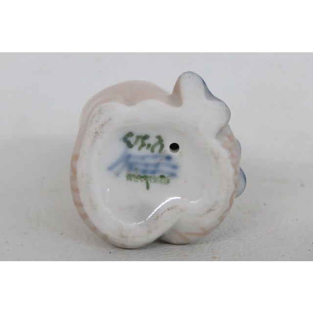 Green Royal Copenhagen Little Mermaid Model No 2313 Porcelain Miniature Figurine 4488b For Sale - Image 8 of 12