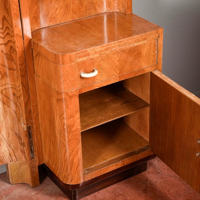 Art Deco Headboard and Bedside Tables, Set of 2 For Sale - Image 13 of 18