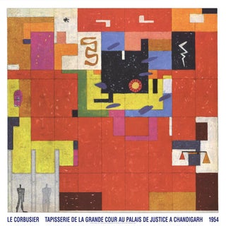 2017 Le Corbusier 'Wandteppich Fur Chandigarh' Modernism Multicolor Germany Offset Lithograph For Sale