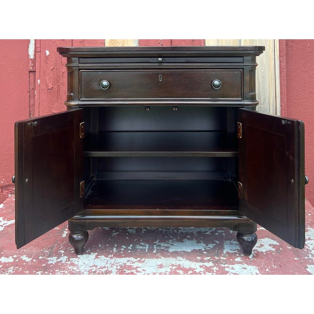 Paula Deen Home Door Nighstand in Tobacco For Sale - Image 4 of 12