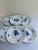 1980's Royal CopenhagenDenmark Blue Flowers Braided Edges Six(6) Salad Plates 7.5",Six(6) 7" Saucers(#8195),Six(6) Saucers 6.5"(#8269) - 18 pcs For Sale - Image 15 of 18