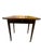 Vintage Leather-Top Drop-Leaf Side Table With Drawer For Sale - Image 9 of 11