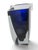 Baccarat Crystal Cobalt Blue Oceanie Kaleidoscope Stopper Sculpture Vase For Sale In Portland, OR - Image 6 of 18